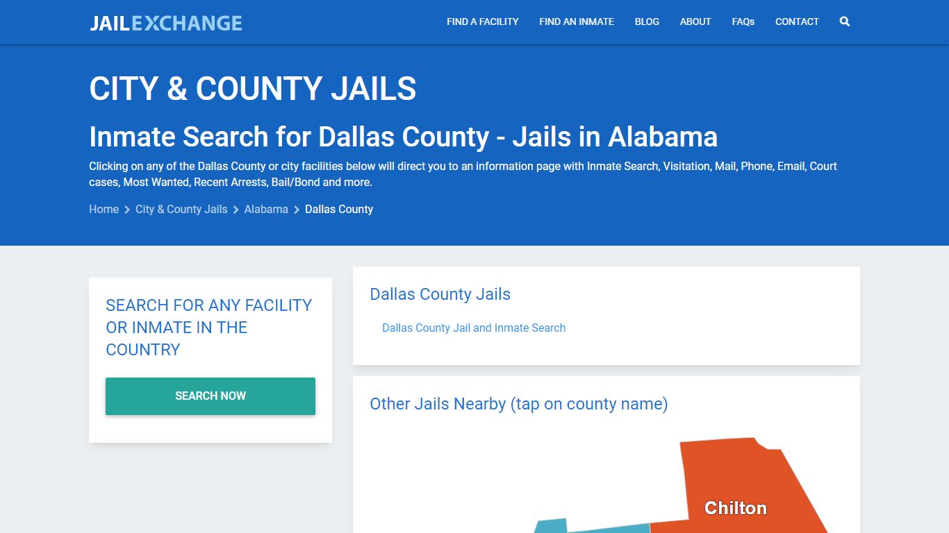 Inmate Search for Dallas County | Jails in Alabama - Jail Exchange